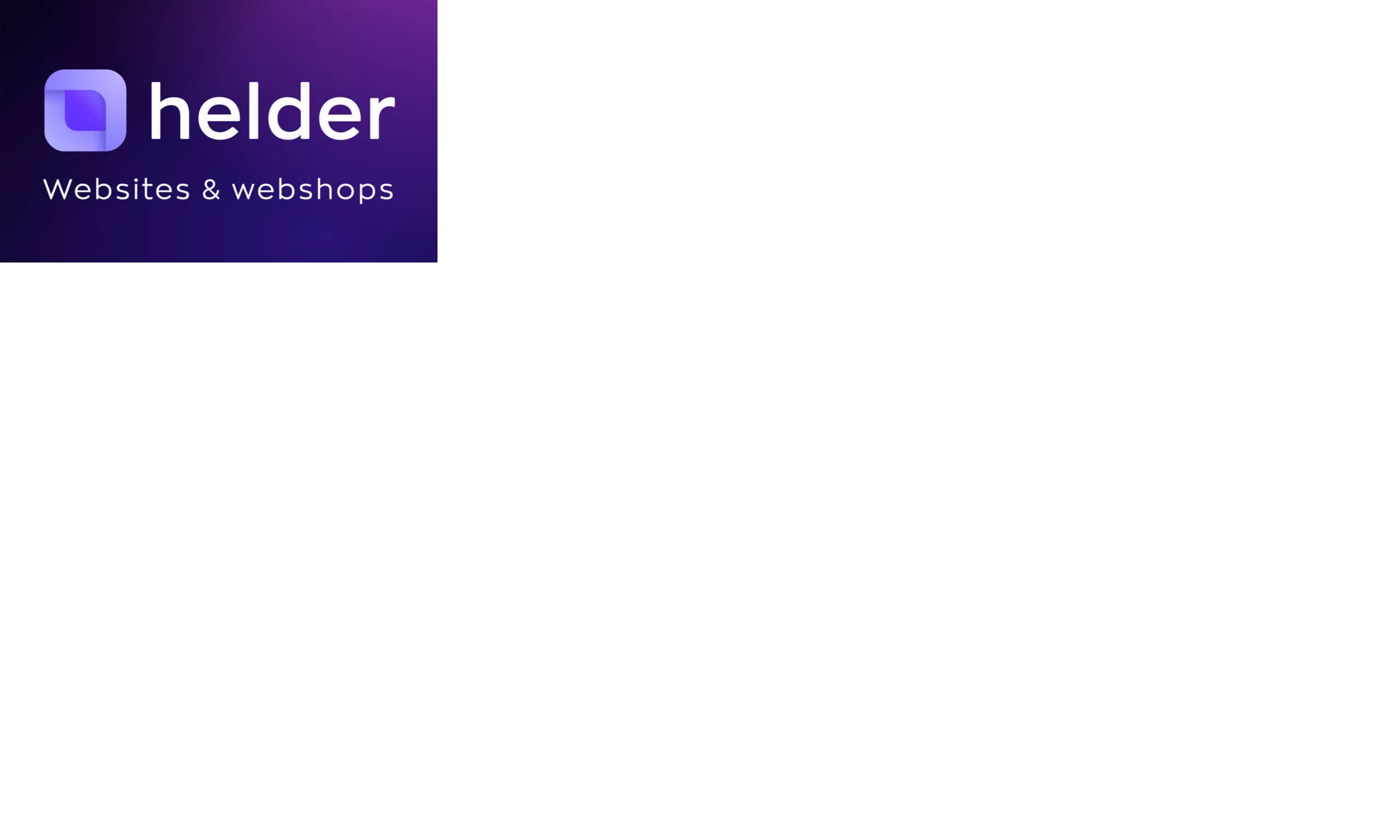 Helder Websites & Webshops